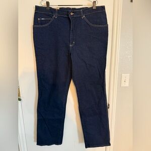 Lee Men's Straight Jeans in Deep Blue